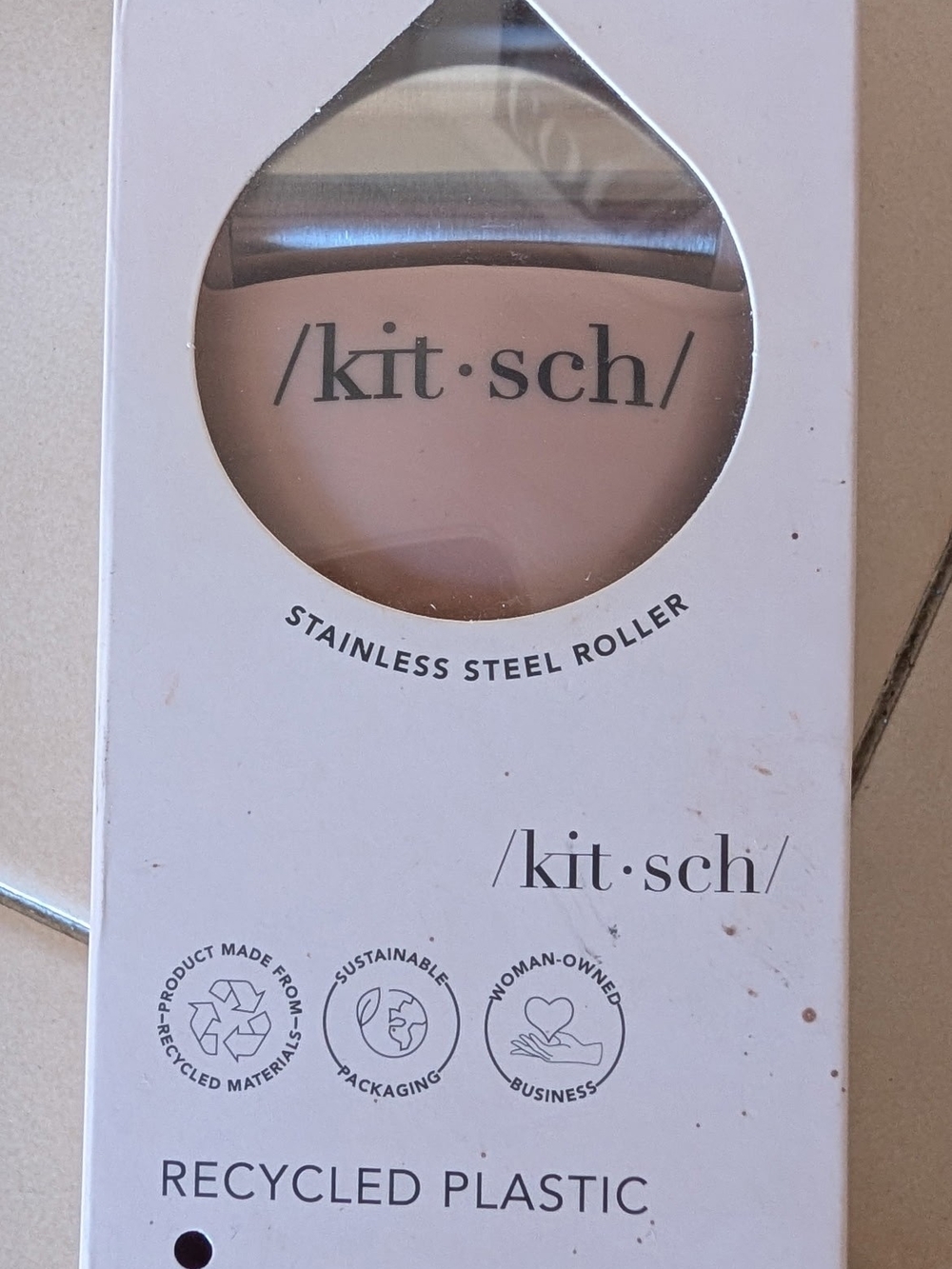 Kitsch Stainless Steel Facial Roller - Blush